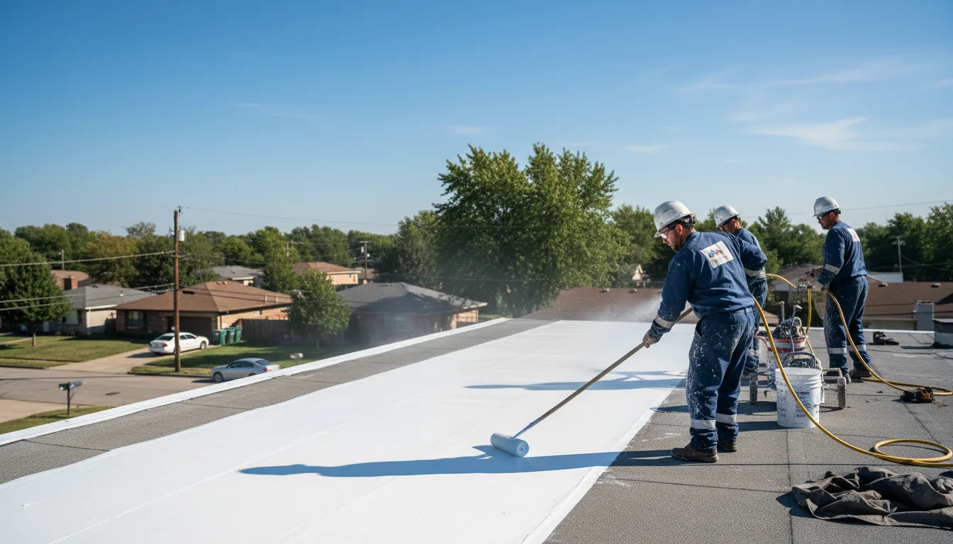 Commercial roof coating in Hale, MI near me